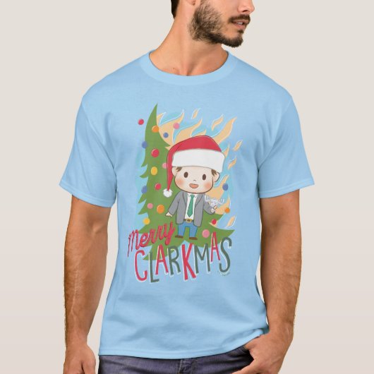 kerstvakantie Merry Clarkmas T-shirt (Voorkant)