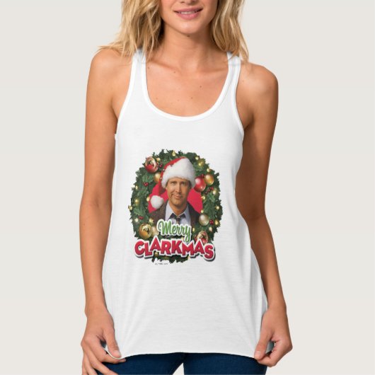 kerstvakantie | Merry Clarkmas Tanktop (Voorkant)