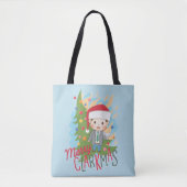 kerstvakantie Merry Clarkmas Tote Bag (Voorkant)