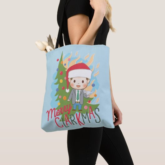 kerstvakantie Merry Clarkmas Tote Bag (Dichtbij)