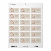Kerstvakantie Merry Goosemas Etiket (Full Sheet)