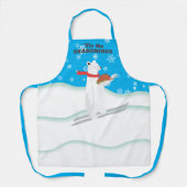 Kerstvakantie met beer kalkoenen van poar schort (Voorkant)