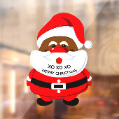Kerstvakantie met de Afrikaanse Kerstman Raamsticker (Vel 2)