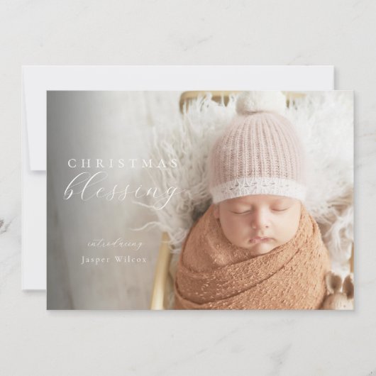 Kerstvakantie met kerstontzegging aankondiging (Voorkant)