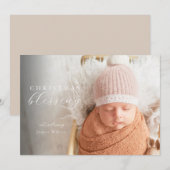 Kerstvakantie met kerstontzegging aankondiging (Voorkant / Achterkant)