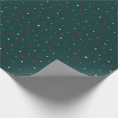 Kerstvakantie met Stippen Cadeaupapier (Hoek)