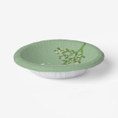 Kerstvakantie Mistletoe Papieren Kommen (Gebogen)