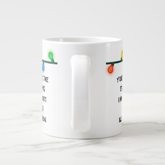 kerstvakantie Mok kerstlampje (Achterkant)