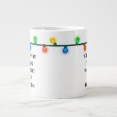 kerstvakantie Mok kerstlampje (Voorkant)