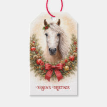 Kerstvakantie Mooie Paard en Krans