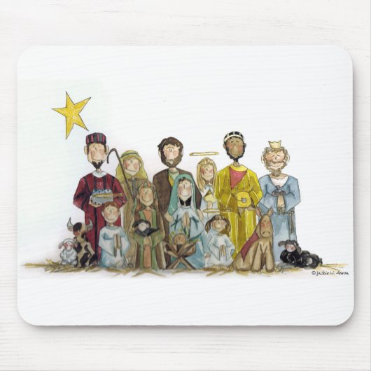 kerstvakantie muismat (Voorkant)