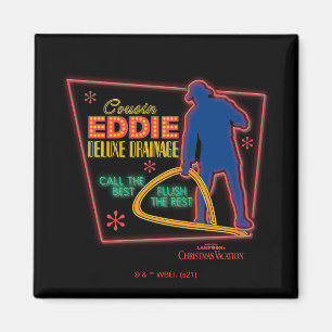 kerstvakantie Neef Eddie Neon Sign Magneet