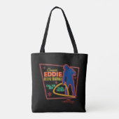kerstvakantie | Neef Eddie Neon Sign Tote Bag (Achterkant)