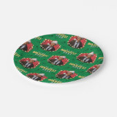 kerstvakantie | Niet de Brigade-strijder Papieren Bordje (Gekanteld)