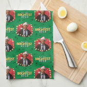 kerstvakantie | Niet de Brigade-strijder Theedoek (Quarter Fold)