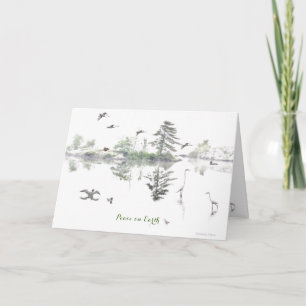Kerstvakantie, Nieuwjaar: Vredesvogels:  Kerstkaar Kaart