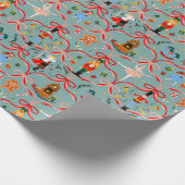 Kerstvakantie - Notenkraker Cadeaupapier (Hoek)