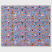 Kerstvakantie - Notenkraker inpakpapier (Vlak)