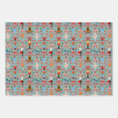 Kerstvakantie - Notenkraker Inpakpapier Vel (Voorkant 2)