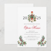 Kerstvakantie Notenkraker Open Huis Feest Kaart (Voorkant / Achterkant)