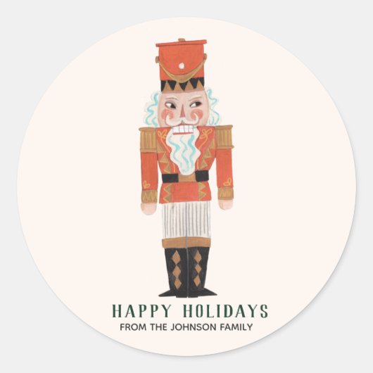 Kerstvakantie | Notenkraker | Sticker (Voorkant)