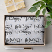 Kerstvakantie Ontwerp Tissue Papier (Geschenk)