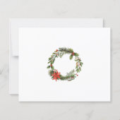 Kerstvakantie Open Huis Feest Uitnodiging (Achterkant)
