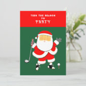 Kerstvakantie Open Huis Uitnodigingen (Staand voorkant)