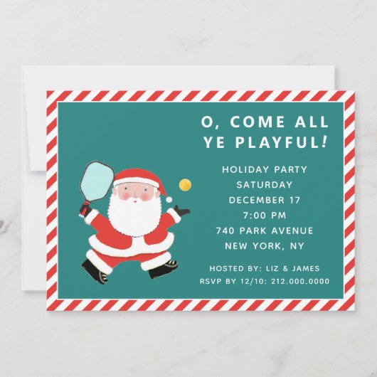 Kerstvakantie Open Huis Uitnodigingen (Voorkant)
