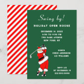 Kerstvakantie Open Huis Uitnodigingen (Voorkant / Achterkant)