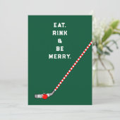 Kerstvakantie Open Huis Uitnodigingen (Staand voorkant)