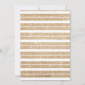 Kerstvakantie | Ornament, dennen, goud Kaart (Achterkant)