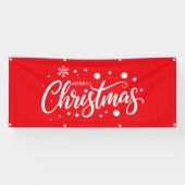 Kerstvakantie Outdoor Banner (Horizontaal)