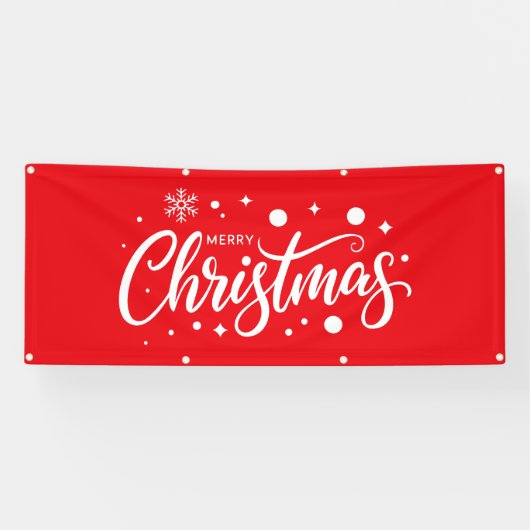 Kerstvakantie Outdoor Banner (Horizontaal)