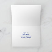 Kerstvakantie Paard in de Sneeuw Feestdagen Kaart (Binnen)