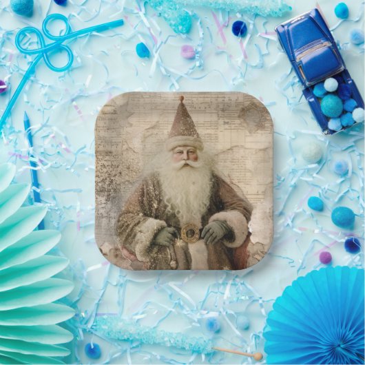  kerstvakantie papieren bordje (Feest)