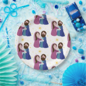 kerstvakantie papieren bordje (Feest)