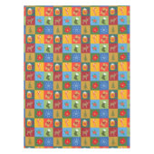 Kerstvakantie patchwork patroon tafelkleed (Voorkant)