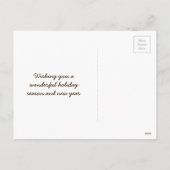 Kerstvakantie Pennsylvania State Groeten Feestdagenkaart (Achterkant)