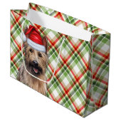 Kerstvakantie Plaid Berger Picard Hondenliefhebber Groot Cadeauzakje (Voorkant Gekanteld)
