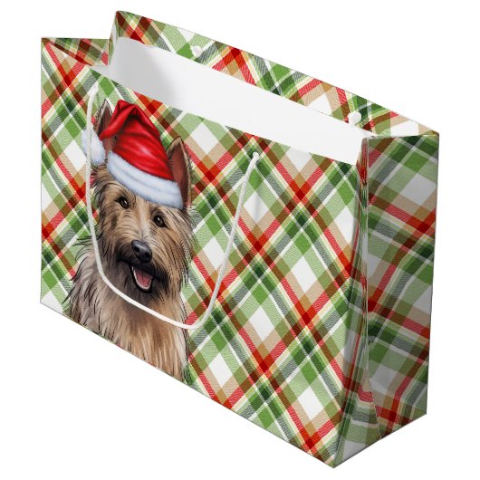 Kerstvakantie Plaid Berger Picard Hondenliefhebber Groot Cadeauzakje (Voorkant Gekanteld)