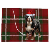 Kerstvakantie Plaid Berner Mountain Hondenliefhebb Groot Cadeauzakje (Achterkant)