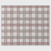 Kerstvakantie Plaid  Cadeaupapier (Vlak)