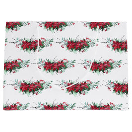 Kerstvakantie Poinsettia Botanisch Feest Groot Cadeauzakje