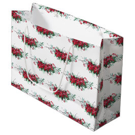 Kerstvakantie Poinsettia Botanisch Feest Groot Cadeauzakje