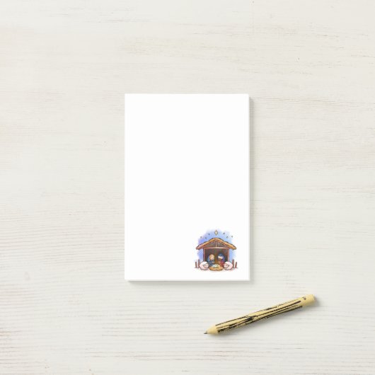 kerstvakantie post-it® notes (Op bureau)