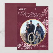 Kerstvakantie Prentbriefkaart Kaart (Voorkant / Achterkant)