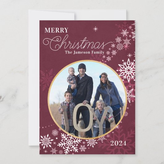 Kerstvakantie Prentkaart Kaart (Voorkant)