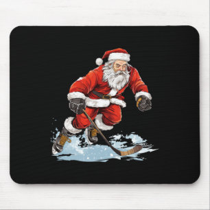 Kerstvakantie Pret Kerstman Ijshockey Spelen Kerst Muismat