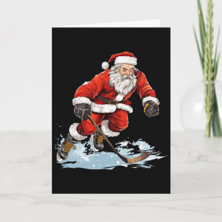 Kerstvakantie Pret Sinterklaas Ijs Hockey Spelen K Kaart